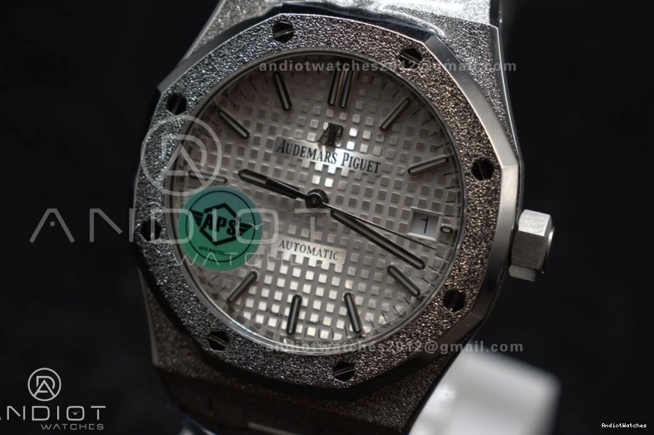 1:1 Dial 15454 Royal Clone Best SS 1033 On APSF White Super Oak Frosted 37mm Edition Bracelet SA3120 Textured Affordable SS 0714